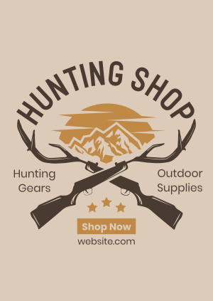 Wildlife Hunting Poster Image Preview