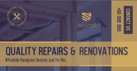 Quality Repairs and Renovations Facebook Ad Image Preview