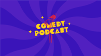 Comedy Podcast YouTube Banner Image Preview