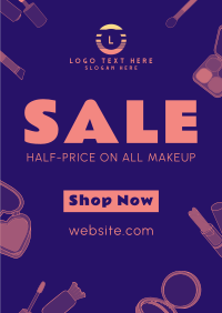 Makeup Sale Flyer Design