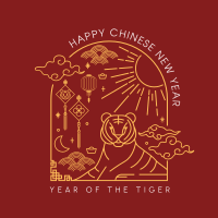 Year of the Tiger Linkedin Post Image Preview