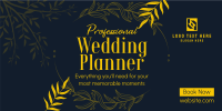 Wedding Planner Services Twitter Post Design