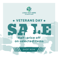 Remembering Veterans Sale Instagram Post Image Preview