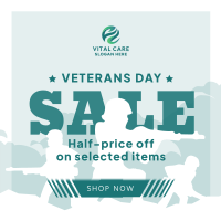 Remembering Veterans Sale Instagram post Image Preview