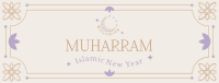 Happy Muharram New Year Facebook cover Image Preview