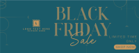 Classic Black Friday Sale Facebook Cover Design