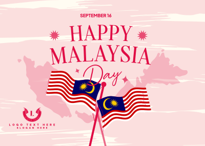 Malaysia Independence Postcard Image Preview