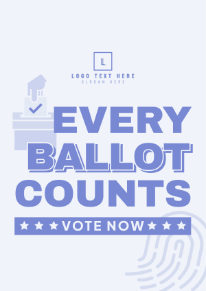 Every Ballot Counts Flyer Image Preview