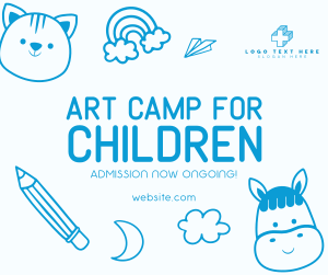 Art Camp for Kids Facebook post Image Preview