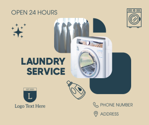Laundry Shop Service Facebook post