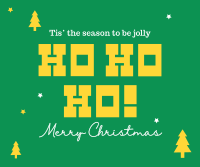 Wishing You A Merry Christmas Facebook Post Design