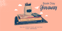 Book Giveaway Twitter post Image Preview