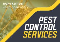 Straight Forward Pest Control Postcard Image Preview