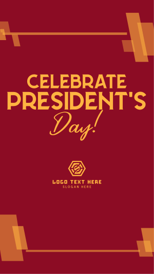Celebrate President's Day Instagram story Image Preview