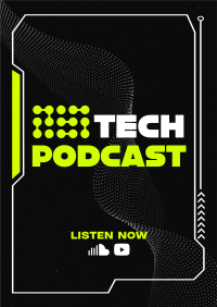 Technology Podcast Circles Poster Image Preview