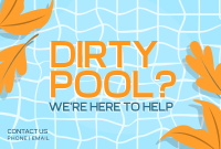 Dirty Pool? Pinterest Cover Design