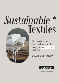 Sustainable Textiles Collection Flyer Image Preview
