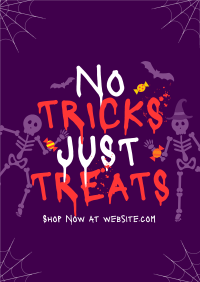 Halloween Special Treat Poster Design