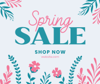 Floral Spring Sale Facebook post Image Preview