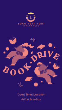 Donate Books, Fill Hearts Instagram reel Image Preview