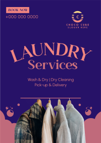 Dry Cleaning Service Flyer Image Preview
