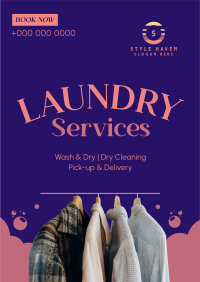 Dry Cleaning Service Flyer Image Preview