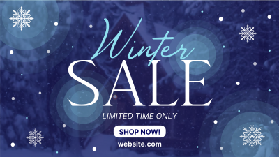 Winter Season Sale Facebook event cover Image Preview