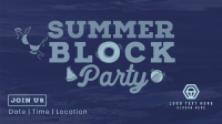 Floating Summer Party Facebook event cover Image Preview