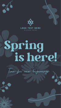 Spring New Beginnings Instagram Story Design