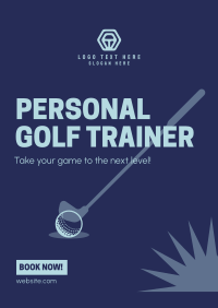 Golf Training Poster Design