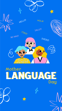 Mother Language Celebration TikTok Video Design