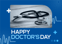 National Doctors Day Postcard Design