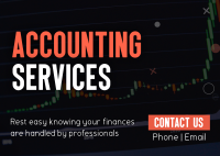 Accounting Services Postcard Image Preview