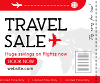 Travel Agency Sale Facebook Post Design