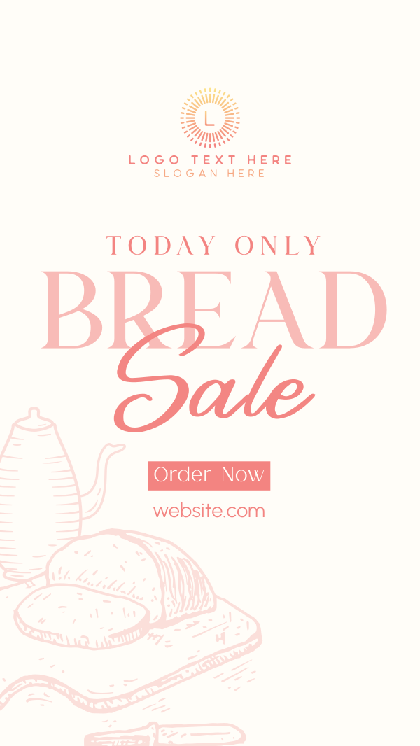 Bread Platter Facebook Story Design