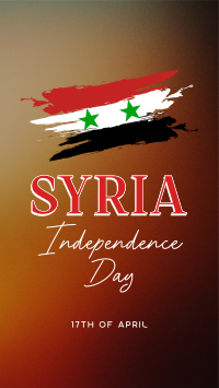 Syria Independence Flag YouTube Short Image Preview