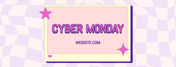 Cute Cyber Deals Facebook Cover Design Image Preview