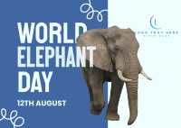 Save Elephants Postcard Image Preview