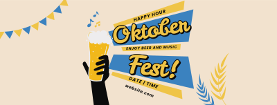 Oktoberfest Beer Promo Facebook cover Image Preview