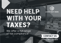 Your Trusted Tax Service Postcard Design