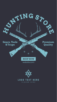Hunting Gears Facebook Story Design