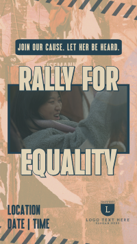 Women's Equality Rally Instagram reel Image Preview