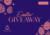 Easter Egg Giveaway Postcard Image Preview
