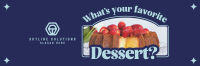 Fancy Dessert Day Twitter Header Image Preview