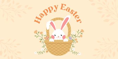 Modern Easter Bunny Twitter post Image Preview