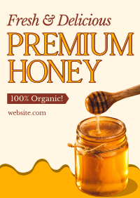 Organic Premium Honey Poster Image Preview