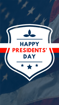 Presidents Day Badge Facebook Story Design
