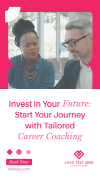 Tailored Career Coaching Facebook Story Design