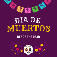 Festive Dia De Los Muertos Instagram Post 