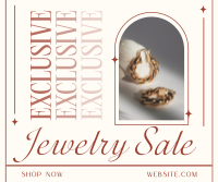 Earrings Exclusive Sale Facebook Post Design